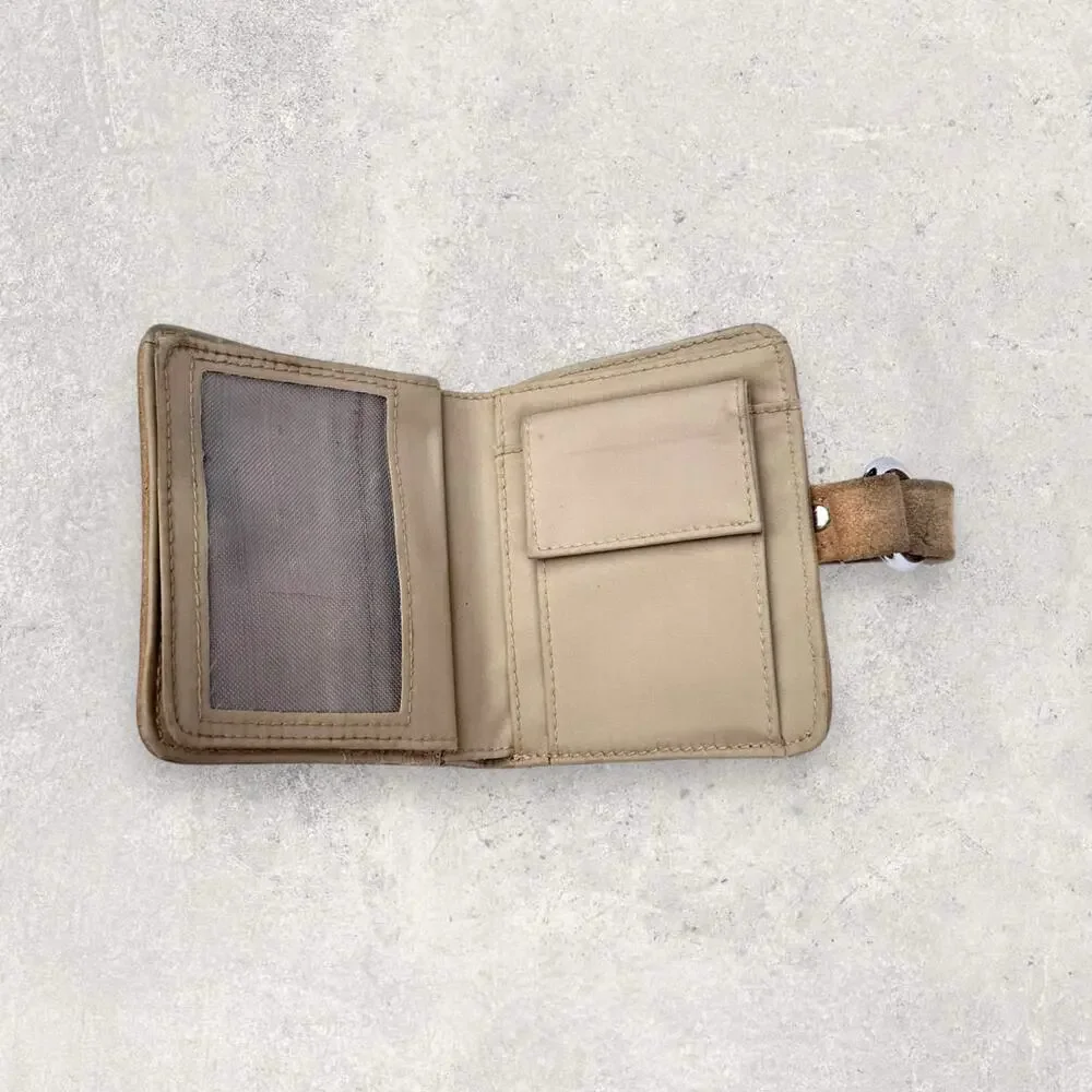 Vintage Quiksilver Brown Leather Wallet